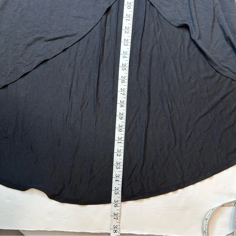 a.n.d A New Day Faux Wrap Black Maxi Skirt XS